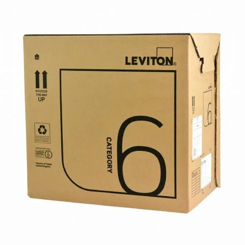 Leviton kabel CAT.6+ utp 4x2 AWG23 hf eca 305m vijoličen