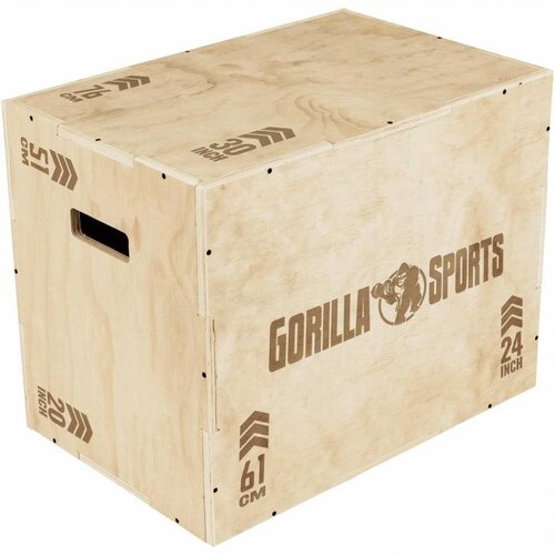Gorilla Sports Pliometrijska kutija drvena Slike