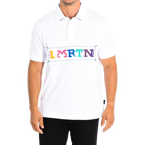 La Martina Polo majice kratki rokavi TMP305-JS303-00001 Bela Cene