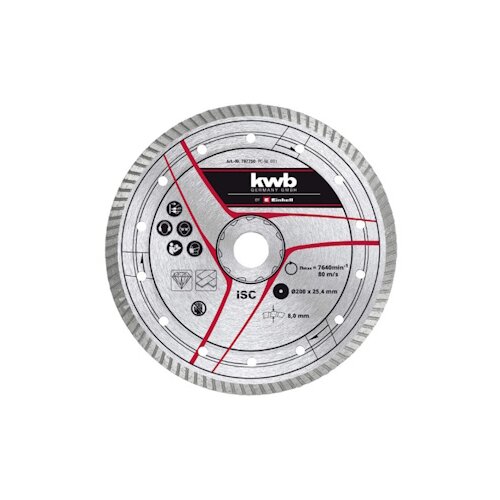 Einhell Dijamantna rezna ploča turbo 200x25.4 mm, za TE-TC 620 U Cijene