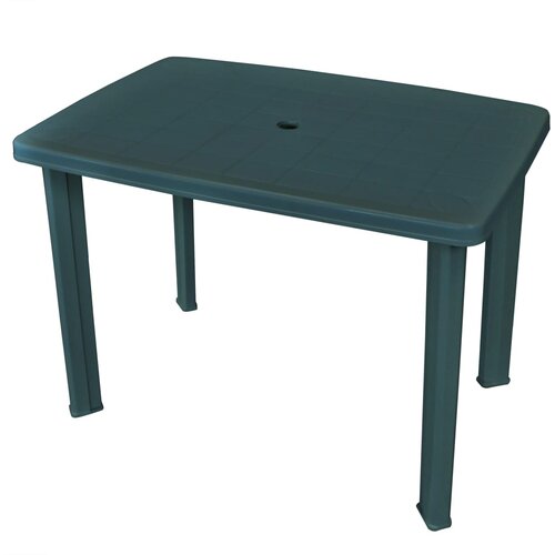 The Living Store Vrtna miza zelena 101x68x72 cm plastika - Vrtna Miza, (21462257) Slike