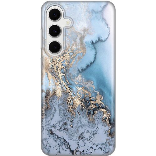  Torbica Silikonska Print za Samsung S721B Galaxy S24 Fe Blue Gold Marble Cene