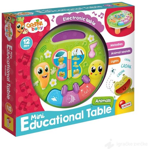 Lisciani Carotina edukativni set Mini tabla ŽIVOTINJE Slike