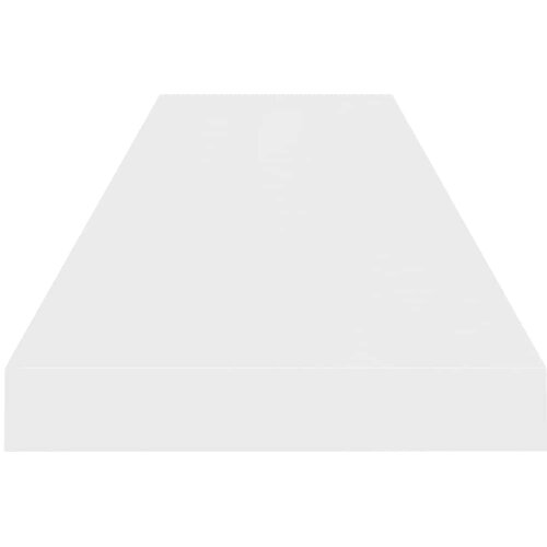  Plutajuće zidne police 4 kom sjajne bijele 90x23,5x3,8 cm MDF Slike