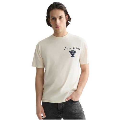 SCOTCH &amp;amp; SODA bež mu&amp;scaron;ka majica Slike
