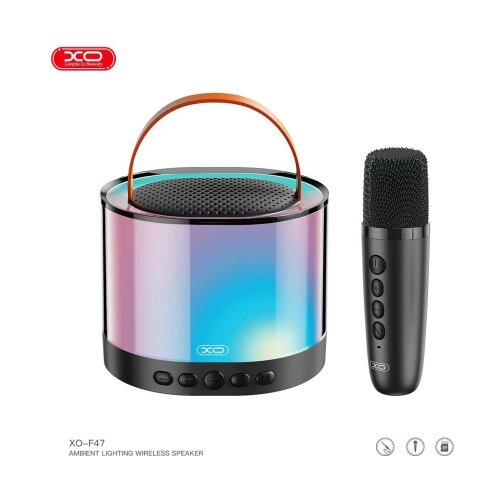 XO Bluetooth Speaker Aurora + Karaoke MIC F47 Black Cijene