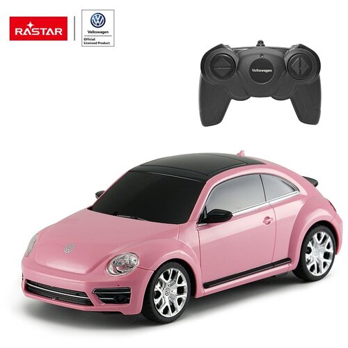  Licencirani auto na daljinsko upravljanje Volkswagen Beetle 1:24 RASTAR - roza Cene