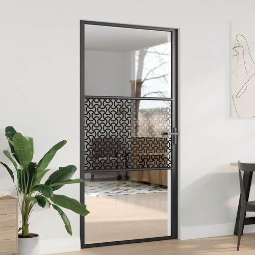 Staklena vrata Rezbarija Crna 102,5 x 3,5 x 201,5 cm Aluminij Cijene
