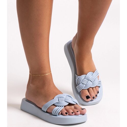 Gemre Blue rubber flip-flops Ferrei Cene