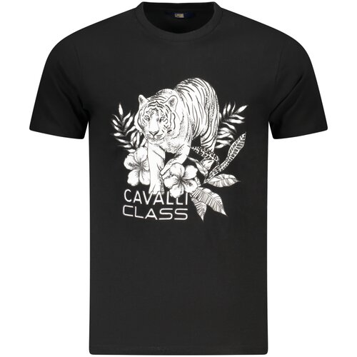 Cavalli Class SHORT SLEEVE T-SHIRT MEN BLACK Slike