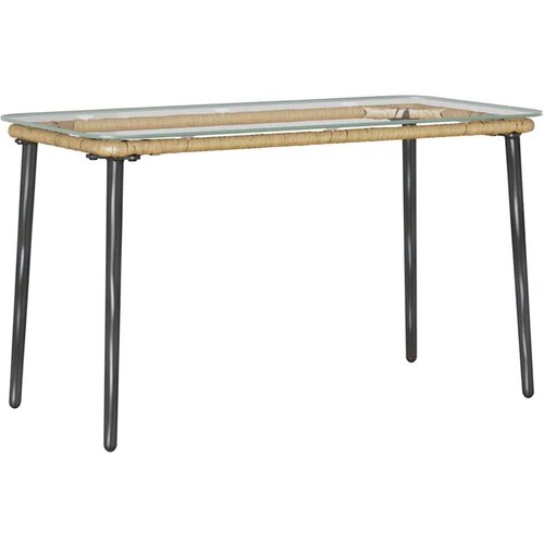 VidaXL Stol za vrt 80 x 40 x 45 cm Poli ratan Slike