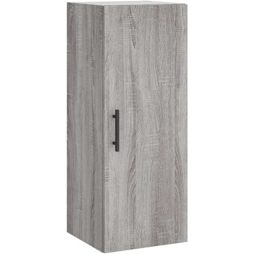 VidaXL Visoka komoda siva sonome 34 5x34x180 cm od konstruiranog drva Slike