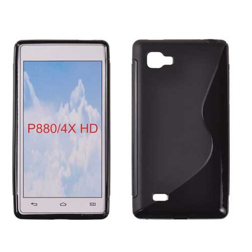  S silikonski ovitek LG P880 Optimus 4X HD črn Slike