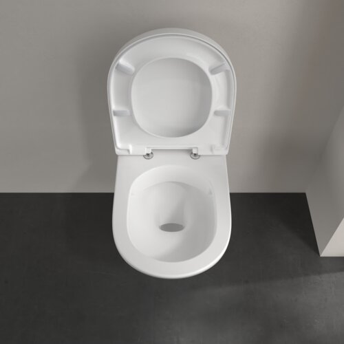 Villeroy &amp;amp; Boch viseča brezrobna WC &amp;scaron;koljka 360x560 O.NOVO Alpin White 5660R001 (brez WC deske) Slike