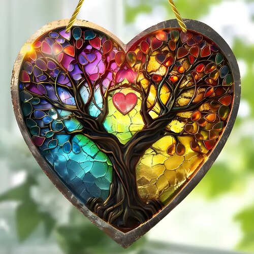 IZMAEL Lovilec Sonca-Tree of Life Heart / L Cene