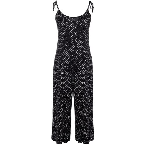 Trendyol Curve Plus Size Jumpsuit - Black - Regular fit Slike