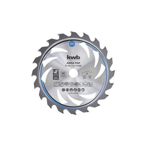 Einhell TCT Rezni list 150x16x1,6mm T20 za tvrdo, meko drvo i pvc, Pribor za kružne testere TE-CS 18 Li, TC-CS 1200, TE-CS 165 Slike
