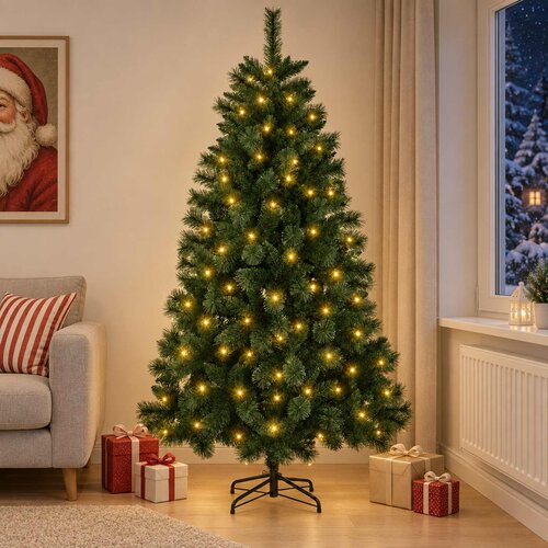  Umjetno božićno drvce 150 LED lampica Topla bijela Cijene