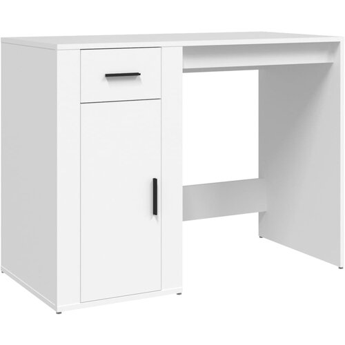 Maison Chic Pisalna miza - pisarniška miza - Računalniška miza bela 100x49x75 cm inženirski les, (21785507) Cene