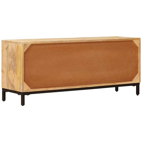  stalci s ladicama Smeđa 110 x 30 x 46 cm Čvrsto drvo manga Slike