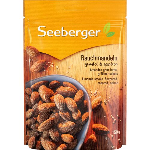 Seeberger Dimljeni mandlji, praženi in soljeni - 150 g Slike