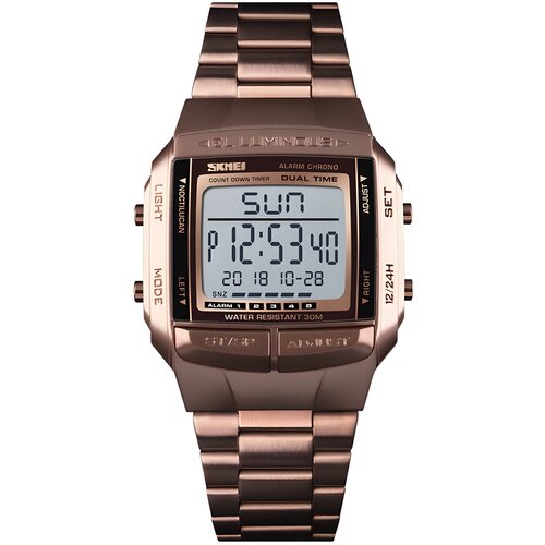 Skmei Digitalna Ura GA-23761 - Zlato Rjava Slike