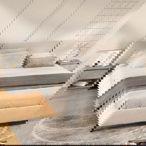 VidaXL Noćni ormarići 2 kom siva boja betona 45x34x44 cm od iverice Slike