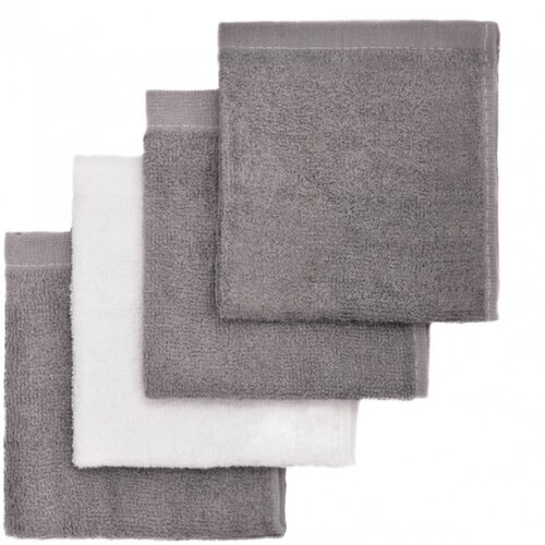 T-TOMI BIO Bamboo Baby Washcloths spužvica za tijelo Grey 25 x 25 cm 4 kom Cijene