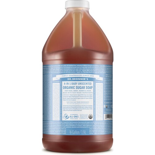DR. BRONNER&amp;#039;S Baby-Mild &amp;scaron;ećerni sapun - 1,90 l Slike