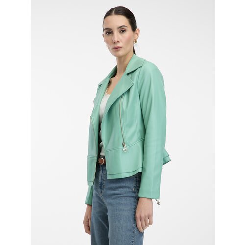 Orsay Light green women&amp;#039;s faux leather jacket - Women&amp;#039;s Slike