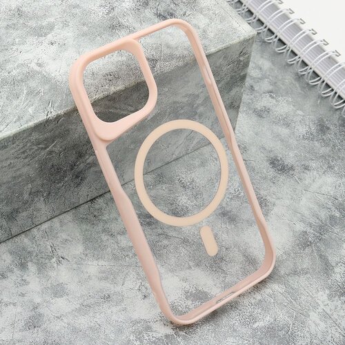 Maska grip guard magsafe za iphone 15/ roze Slike