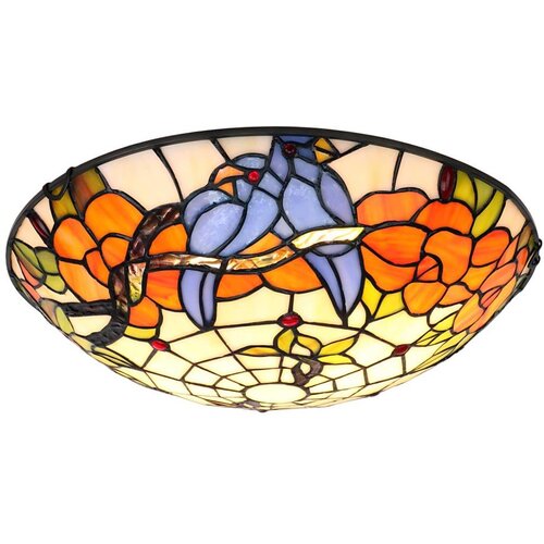 Brilagi tiffany vitražna plafonska lampa jungle 2xE27/60W/230V prečnik 40 cm Cene