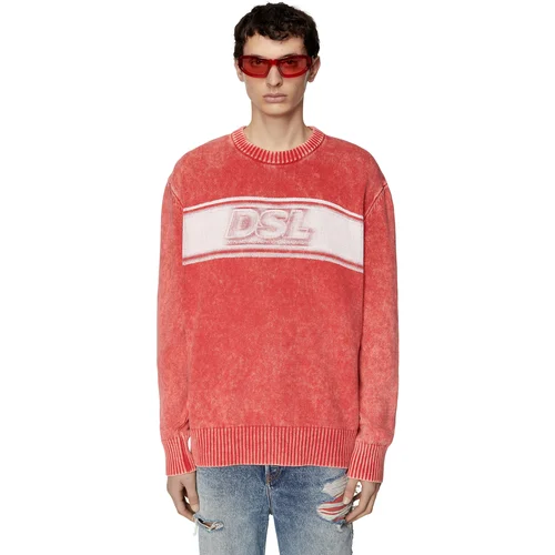 Diesel Sweater - K-ORTEZ KNITWEAR red