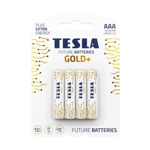 Tesla GOLD + Alkaline battery AAA 4 kom. Cene