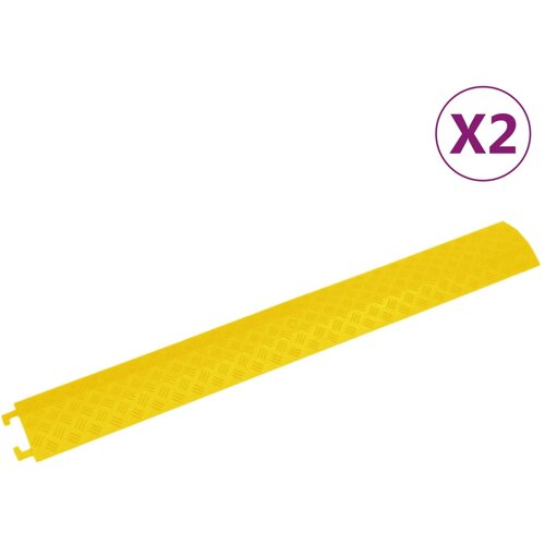 vidaXL pohodna zaščita za kable 2 kosa 98,5 cm črne barve Cene