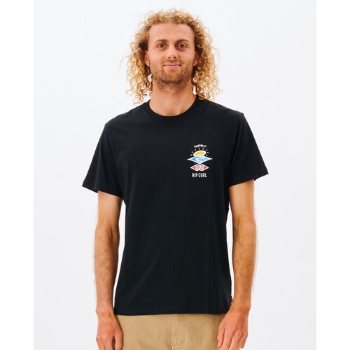 Rip Curl T-Shirt SEARCH ICON TEE Black Cene