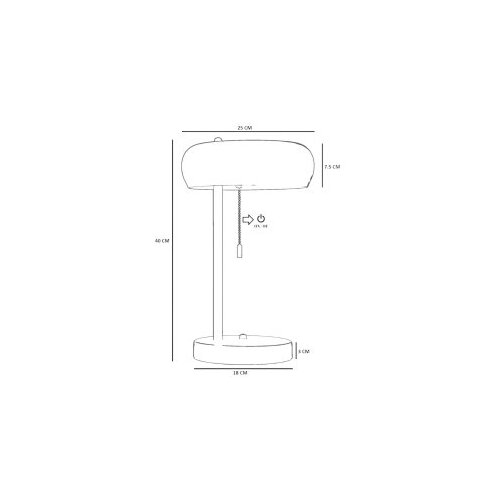Opviq 8896-3 orangeblack table lamp Cene