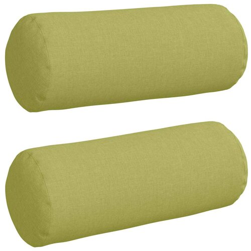  Valjkasti jastučići 2 pcs Svijetlo zelena &amp;Oslash; 15 x 40 cm tkanina Slike