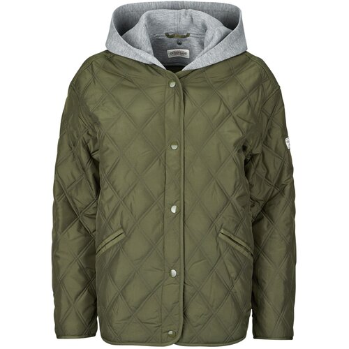 Guess QUILTED NYLON HOODIE Kaki Slike