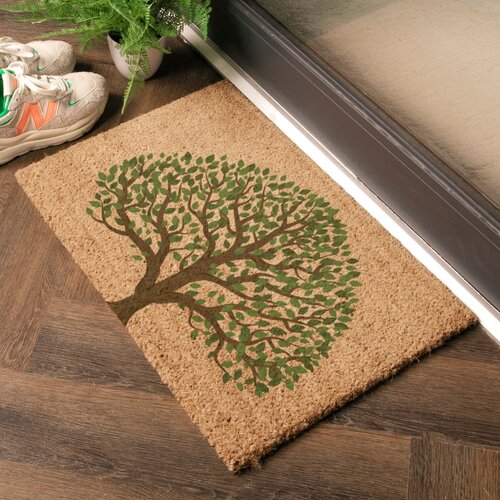 Artsy Doormats Predpražnik iz kokosovih vlaken 60x90 cm Tree of Life &amp;ndash; Slike