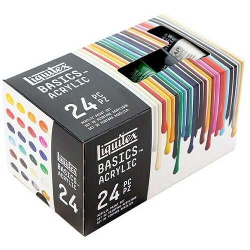 LIQUITEX Basics Set akrilnih boja (Razvrstano po boji, 24 Kom. x 22 ml, Tuba) Cijene