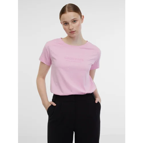 Orsay Pink Womens T-Shirt - Women