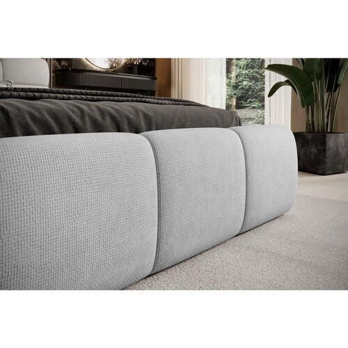 Esposa OBLAZINJENA POSTELJA 180 cm x 200 cm , tekstil srebrne barve Slike