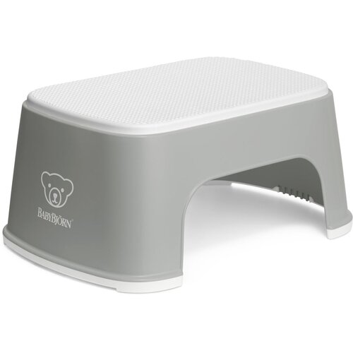 BABYBJORN pručka Step Stool Grey/White Slike