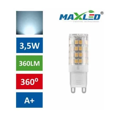 MAX-LED LED žarnica - sijalka G9 3,5W (25W) hladno bela 60000K
