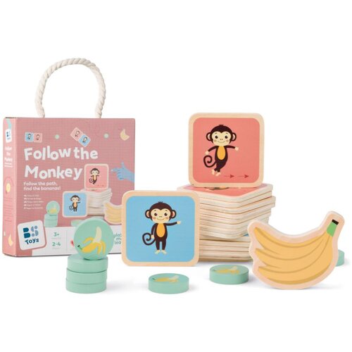 BS Toys Po sledeh opice &amp;ndash; gibalna igra Slike