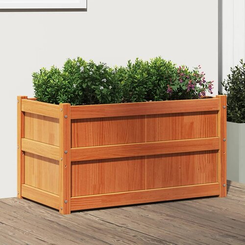 VidaXL Vrtna sadilica vo&amp;scaron;tano smeđe boje 90 x 50 x 50 cm od borovine Slike
