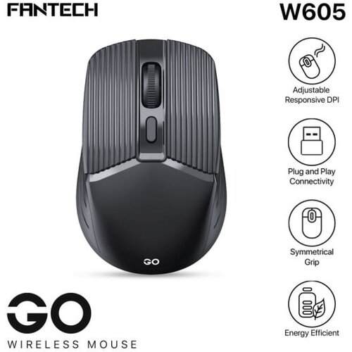 Fantech miš wireless gaming W605 go crni Cene