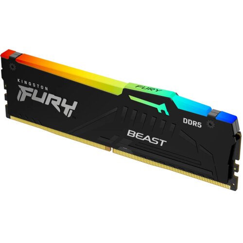 Kingston Technology FURY Beast RGB memorijski modul 16 GB 1 x 16 GB DDR5 ECC Cijene