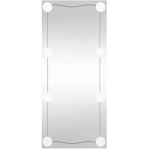 Maison Chic Stensko Ogledalo - Zrcalo - Kozmetično ogledalo z LED lučmi 40x80 cm stekleno pravokotno, (21697874) Cene